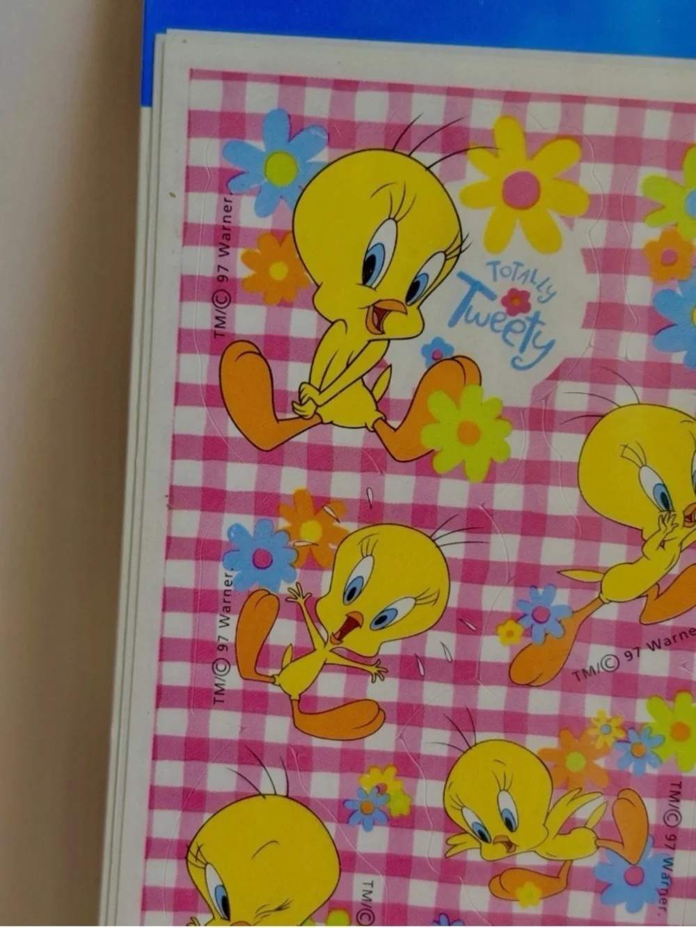 Looney Tunes Tweety Bird Party Express Hallmark Stickers 4 Sheets New 90s Y2K